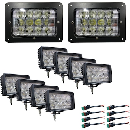 Complete LED Light Kit For Case/International Harvester 9110, 9130;